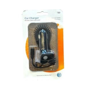 Micro USB car cell phone/tablet charger NIP